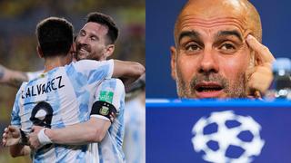 Confía en Messi y Julián: la confesión de Guardiola sobre Argentina en el vestuario del City
