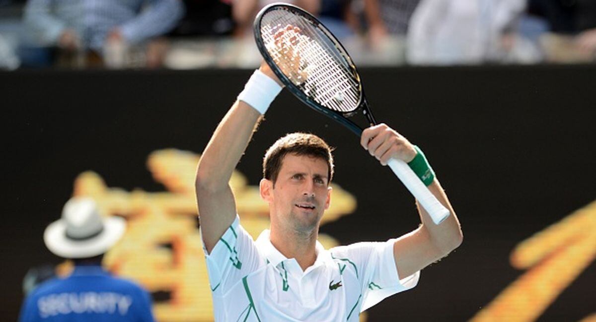 Novak Djokovic se ubica en el puesto 2 del ranking de la ATP. (Getty Images)