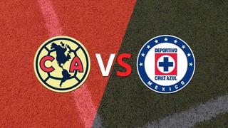 Comenzó el segundo tiempo y Club América está empatando con Cruz Azul en el estadio Azteca