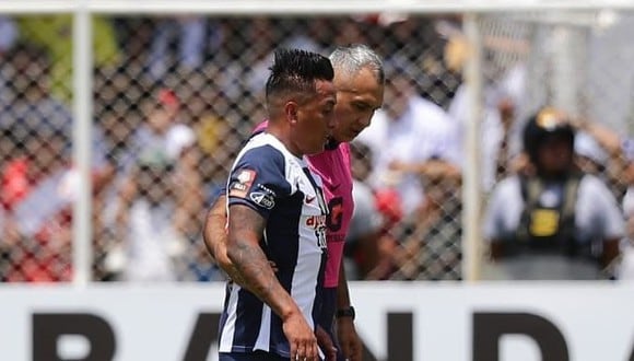 Christian Cueva salió lesionado del partido de Alianza Lima ante Atlético Grau. (Foto: Jesús Saucedo / GEC)