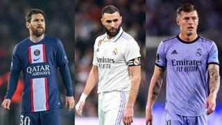 Con Messi, Benzema, Kroos y otras estrellas: futbolistas que terminan contrato en junio 2023