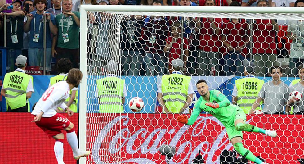 Croacia venció por penales a Dinamarca por Mundial Rusia 2018. (Getty)