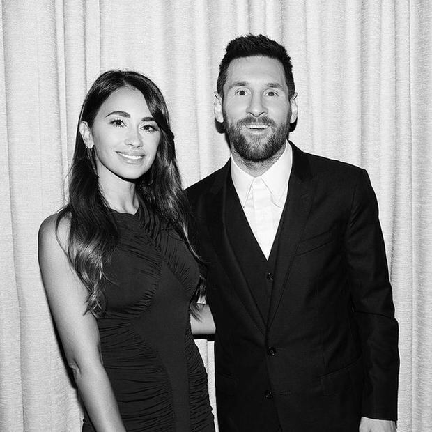 La pareja de Antonela Roccuzzo y Lionel Messi (Foto: Nicolas Gerardín / Instagram)