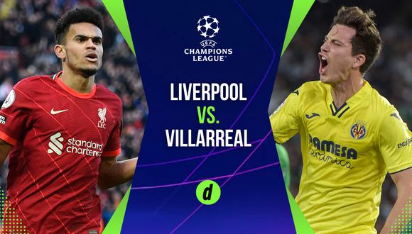 Liverpool vs. Villarreal: se enfrentan por semifinales de Champions League. (Diseño: Depor)