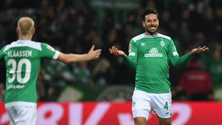 Está hecho un 'Diablo': Claudio Pizarro marcó de gran forma su tercer gol consecutivo en el Bremen [VIDEO]