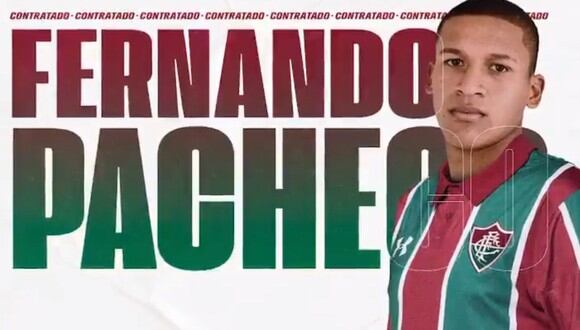 Pacheco será refuerzo del Fluminense por los próximo cuatro años. (Captura)