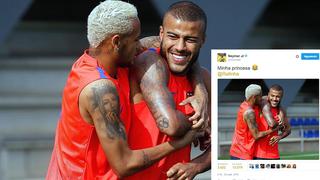 Como Neymar y Rafinha: cuando los futbolistas se ponen cariñosos entre ellos