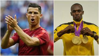 Cristiano Ronaldo felicitó a Usain Bolt por ‘triplete’ en Río 2016