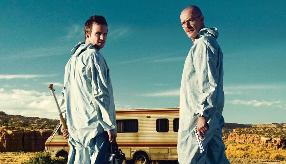 Aaron Paul y Bryan Cranston revelaron su nuevo proyecto… Y no es la película de “Breaking Bad”. (Foto: AMC)