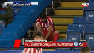 Hervía por dentro: la pataleta de Suárez con Simeone tras ser cambiado a los 59′ [VIDEO]