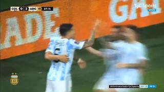 Se paseó por el área rival: Paredes puso el 2-0 en el Colombia vs. Argentina [VIDEO]