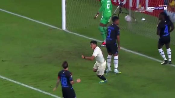 El gol de José Rivera en el Universitario vs. LDU de Quito (Fuente: ESPN / BeinSports)