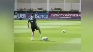 “¡Toma, siuuuu!”: Cristiano Ronaldo es viral al encestar una pelota en entrenamiento de Juventus [VIDEO]