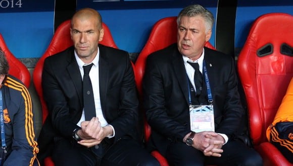 Carlo Ancelotti habló de Zinedine Zidane en su presentación. (Foto: Getty Images)