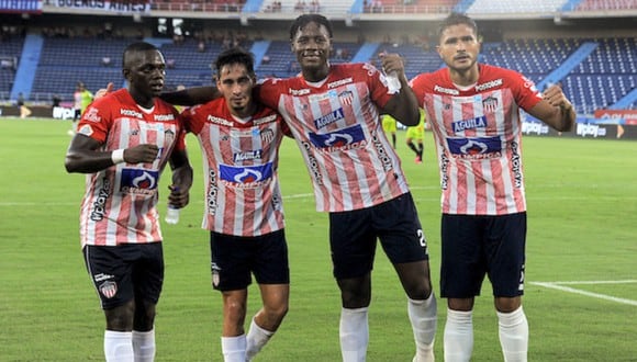 Junior de Barranquilla goleó por 3-0 al Deportivo Pereira por los cuadrangulares de la Liga BetPlay 2021. (Foto: Prensa Dimayor)