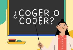 Coger o cojer: cuál es la diferencia, cómo se debe escribir y qué significa con ‘g’ y ‘j’