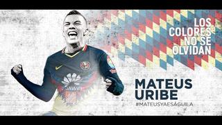 El último pasajero: América confirmó a Mateus Uribe como refuerzo por la Liga MX