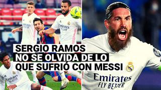 “Lo hemos sufrido”: Sergio Ramos ‘culpó’ a Messi de que el Madrid no tenga más títulos