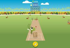 Google publicó un Doodle con un juego de Críquet para celebrar el 2107 ICC Champions Trophy