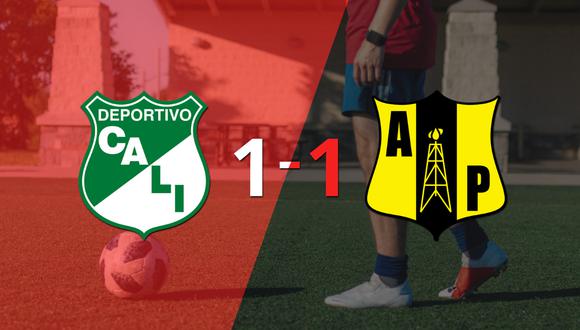 Deportivo Cali y Alianza Petrolera se reparten los puntos y empatan 1-1