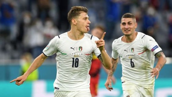 Italia venció 2-1 a Bélgica y clasificó a semifinales de la Eurocopa 2021. (Foto: Getty Images)