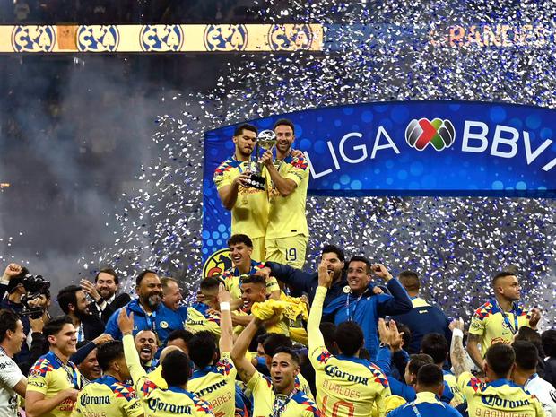 El América salió campeón del Torneo Apertura 2023 de la Liga MX tras vencer por 4-1 en el global al Tigres de la UANL. (Foto: AFP)