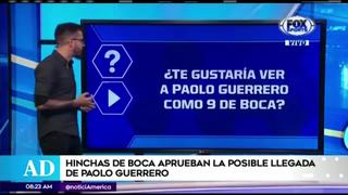Hinchas de Boca Juniors aprueban la llegada de Paolo Guerrero