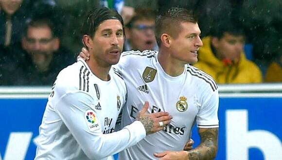 Toni Kroos y Sergio Ramos jugaron juntos en Real Madrid durante siete temporadas. (Foto: AFP)
