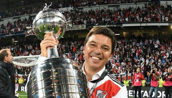 Marcelo Gallardo ha conquistado dos Copas Sudamericanas y dos Copas Libertadores como DT de River. (Foto: AFP)
