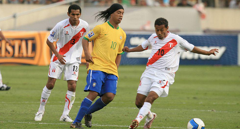 El único partido oficial de Ronaldinho en el Perú se jugó en el Estadio Monumental de Lima. (Foto: GEC)