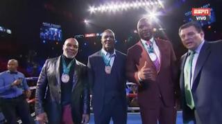 Pura clase: Mike Tyson y otras leyendas del boxeo recibieron distinción antes del Wilder vs Fury 2 en Las Vegas [VIDEO]