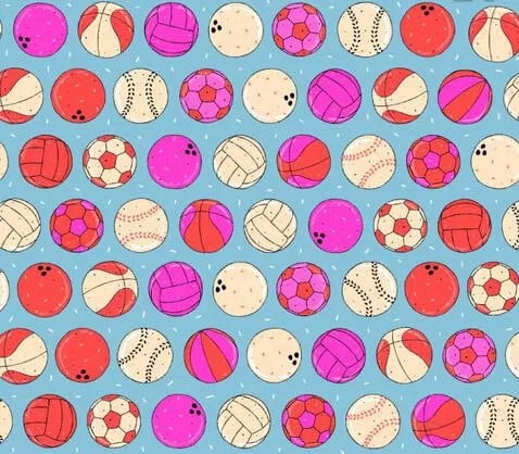Ubica cuanto antes las pelotas que no corresponden al patrón de esta prueba visual. (Fotos: Facebook/Milenio)