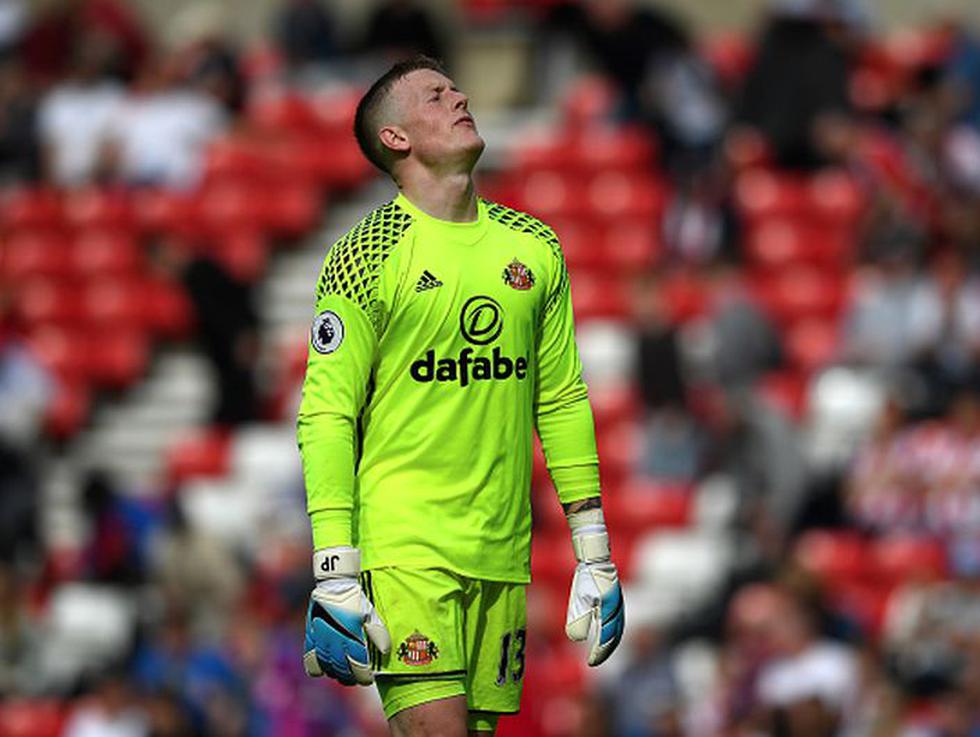 Jordan Pickford, portero del Sunderland, es uno de los objetivos del Arsenal. (Foto: Getty)