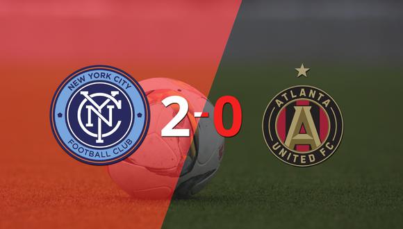 New York City FC le ganó con claridad a Atlanta United por 2 a 0