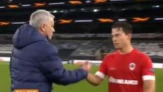 Verte de nuevo: el saludo entre Benavente y Mourinho luego del Tottenham vs. Antwerp por Europa League [VIDEO]