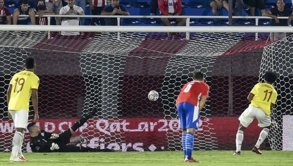 Colombia vs. Paraguay en Asunción por las Eliminatorias Qatar 2022. (Foto: Agencias)
