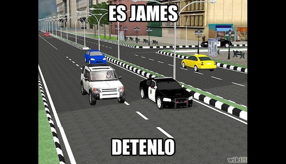 James Rodríguez fue intervenido por la policía por ir a 200 km/h antes de llegar a Valdebebas a entrenamiento de Real Madrid. (Memedeportes)