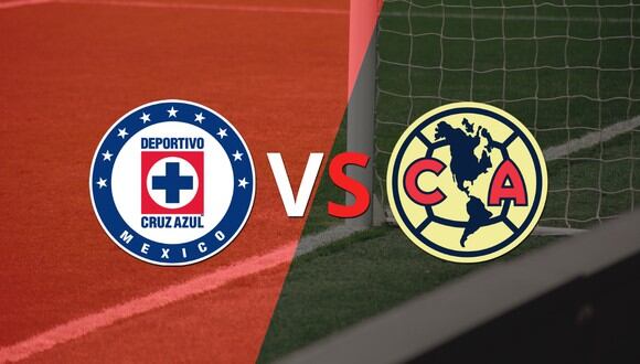 Termina el primer tiempo con una victoria para Cruz Azul vs Club América por 1-0