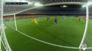 ¡Salvó el arco! Clément Lenglet evitó que el Leganés le anotara el primer gol al Barcelona [VIDEO]