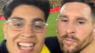 Sueño cumplido: hincha se metió a cancha para tomarse foto con ‘Leo’ Messi [VIDEO]