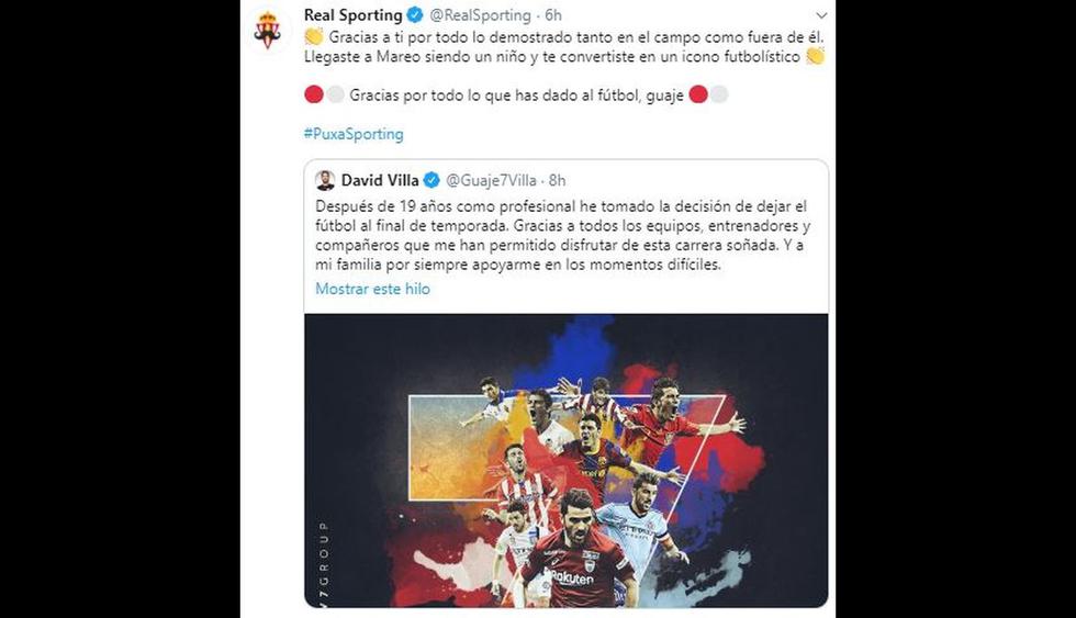 David Villa Y Los Mensajes De Despedida Al Delantero Tras El Anuncio Del Retiro Del Guaje Fotos Futbol Internacional Depor