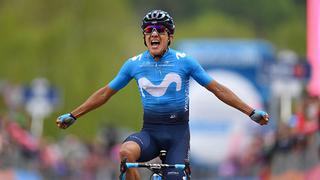 Celebra en la cima: ecuatoriano Richard Carapaz ganó la Etapa 14 y se convirtió en líder del Giro de Italia 2019 [VIDEO]