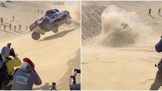 ¡Se temió lo peor! Coche de Fernando Alonso dio vueltas de campana en una duna del Dakar 2020 [VIDEO]