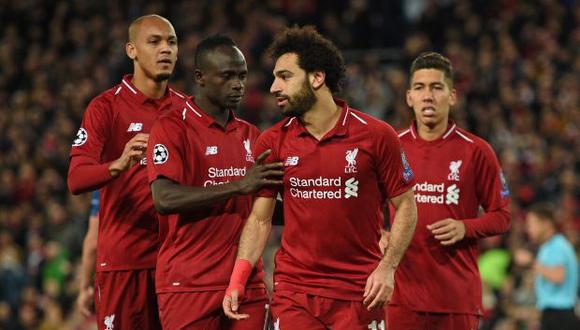 Liverpool suma seis unidades en la tabla del grupo C de la Champions League. (Foto: AFP)