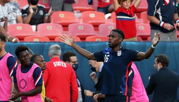 Estados Unidos vs. Honduras se vieron las caras este jueves por la Liga de Naciones de la Concacaf 2021 (Foto: Getty Images)