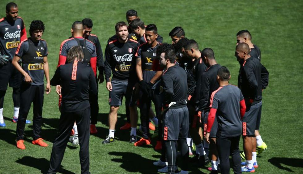 La Selección Peruana entrenó por la mañana del martes en Cusco. (Fernando Sangama)
