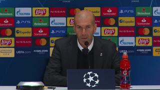 Zidane habla sobre la derrota del Real Madrid en Champions League