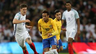 Brasil empató 0-0 ante Inglaterra en Wembley en amistoso preparatorio rumbo a Rusia 2018