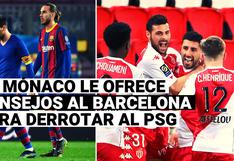 AS Mónaco dio el batacazo ante PSG y le ofrece su ayuda al Barça para la Champions League