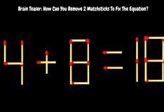 Ejecuta 2 movimientos y contará con 10 segundos para resolver la ecuación viral 4+8=18